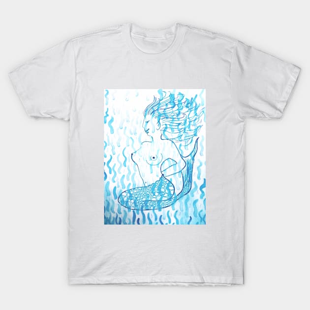 Underwater Mermaid 14 T-Shirt by Maltez